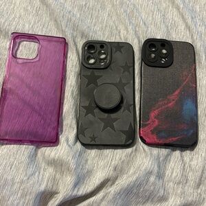 iPhone 13pro max cases x 3